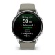 Смарт-годинник Garmin Venu 4 (45 мм) сріблястий зі сріблясто-сірим силіконовим ремінцем