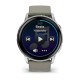 Смарт-годинник Garmin Venu 4 (45 мм) сріблястий зі сріблясто-сірим силіконовим ремінцем
