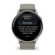 Смарт-годинник Garmin Venu 4 (45 мм) сріблястий зі сріблясто-сірим силіконовим ремінцем