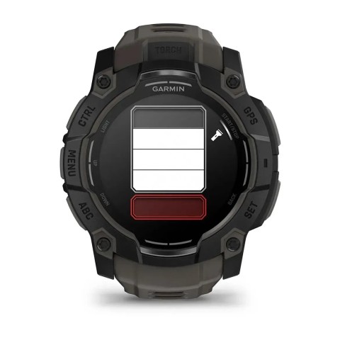Смарт-годинник Garmin Instinct 3 (50 мм) AMOLED чорний/вугільний
