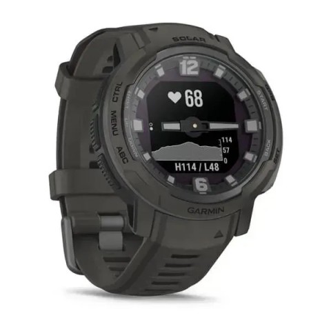 Смарт-годинник Garmin Instinct Crossover Solar графітовий