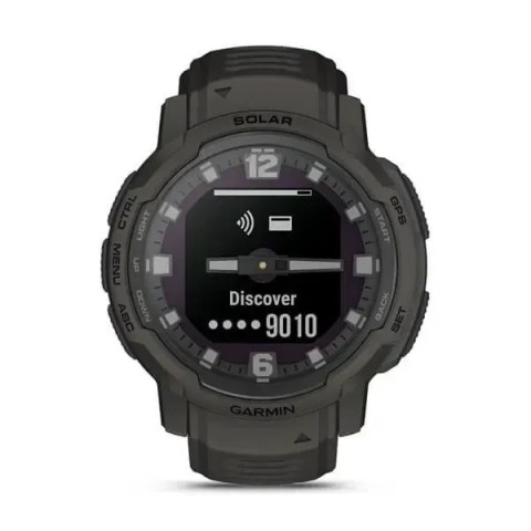 Смарт-годинник Garmin Instinct Crossover Solar графітовий