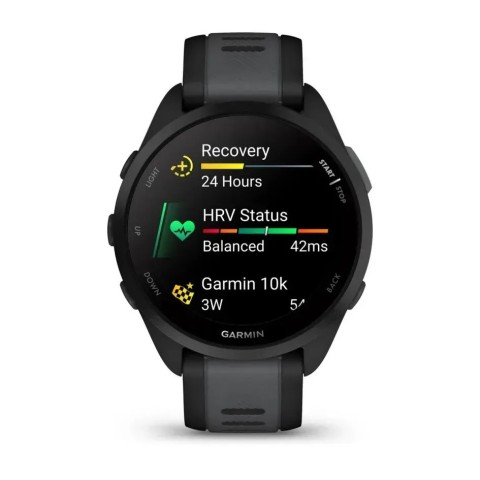 Смарт-годинник Garmin Forerunner 165 чорний/грифельно-сірий