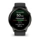Смарт-годинник Garmin Venu 4 (45 мм) сланцевий з чорним силіконовим ремінцем