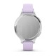 Смарт-годинник Garmin Lily 2 Active сріблястий із силіконовим ремінцем кольору фіолетовий жасмин