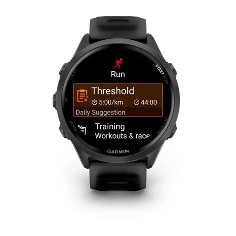 Смарт-годинник Garmin Forerunner 570 (47 мм) грифельно-сірий алюміній/чорний