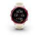 Смарт-годинник Garmin Forerunner 570 (42 мм) малиновий алюміній слонова кістка/манго