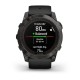 Смарт-годинник Garmin fenix 7X Pro Sapphire Solar Edition карбоново-сірий титановий DLC з чорним ремінцем