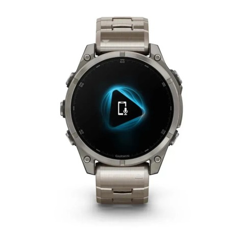 Смарт-годинник Garmin fenix 8 AMOLED (47 мм) Sapphire титан з титановим ремінцем