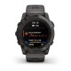 Смарт-годинник Garmin fenix 7X Pro Sapphire Solar Edition карбоново-сірий титановий DLC з титановим вентильованим браслетом