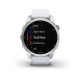 Смарт-годинник Garmin fenix 7S сріблястий з ремінцем кольору білого каменю