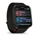 Смарт-годинник Garmin Venu X1 чорно-сланцевий титан з чорним нейлоновим ремінцем ComfortFit