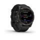 Смарт-годинник Garmin fenix 7 Sapphire Solar карбоново-сірий титановий DLC з чорним ремінцем