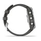 Смарт-годинник Garmin fenix 7 сріблястий з ремінцем графітового кольору