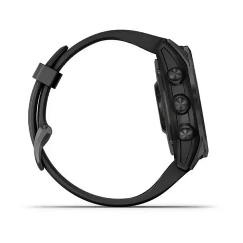 Смарт-годинник Garmin fenix 7S Solar сланцево-сірий з чорним ремінцем