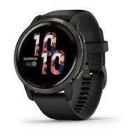 Смарт-годинник Garmin Venu 2 чорний із чорним безелем