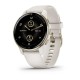 Смарт-годинник Garmin Venu 2 Plus айворі з кремово-золотистим безелем і силіконовим ремінцем