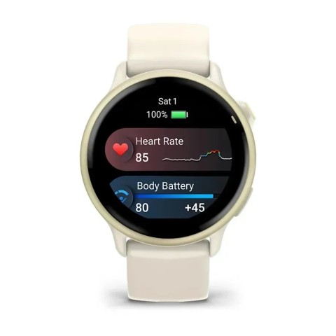 Смарт-часы Garmin vivoactive 6 золотистый/слоновая кость