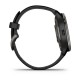 Смарт-годинник Garmin Venu 2 Plus чорний з графітовим безелем і силіконовим ремінцем