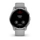 Смарт-годинник Garmin Venu 2 Plus сірий зі сріблястим безелем і силіконовим ремінцем