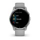 Смарт-годинник Garmin Venu 2 Plus сірий зі сріблястим безелем і силіконовим ремінцем