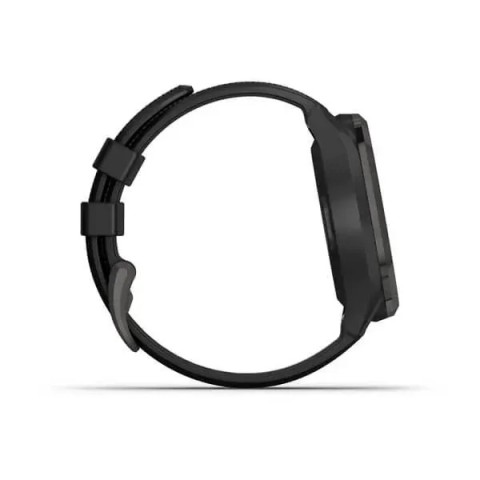 Смарт-годинник Garmin Approach S42 темно-сірий з чорним ремінцем