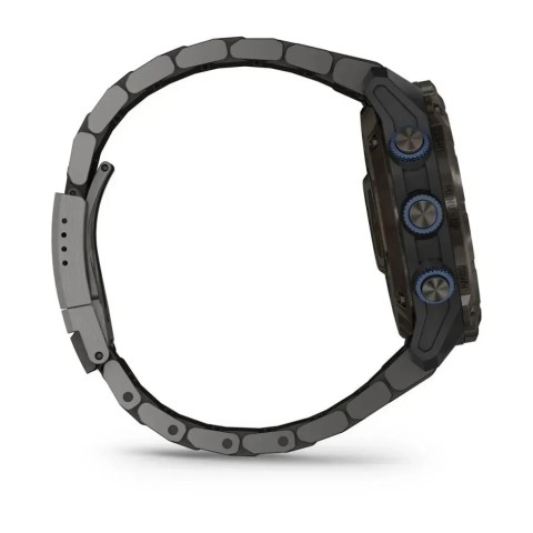 Смарт-годинник Garmin Descent Mk3i (51 мм) карбоново-сірий DLC титановий з DLC титановим ремінцем