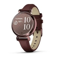 Смарт-годинник Garmin Lily 2 Classic темно-бронзовий із шовковичним шкіряним ремінцем