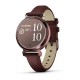 Смарт-годинник Garmin Lily 2 Classic темно-бронзовий із шовковичним шкіряним ремінцем