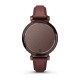 Смарт-годинник Garmin Lily 2 Classic темно-бронзовий із шовковичним шкіряним ремінцем