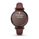 Смарт-годинник Garmin Lily 2 Classic темно-бронзовий із шовковичним шкіряним ремінцем