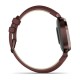 Смарт-годинник Garmin Lily 2 Classic темно-бронзовий із шовковичним шкіряним ремінцем