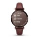 Смарт-годинник Garmin Lily 2 Classic темно-бронзовий із шовковичним шкіряним ремінцем