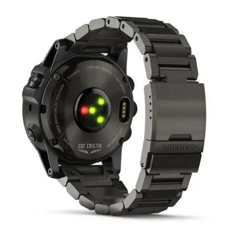 Смарт-годинник Garmin D2 Delta PX з титановим DLC-ремінцем для авіаторів