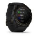 Смарт-годинник Garmin Descent Mk3i (51 мм) карбоново-сірий DLC титановий з чорним силіконовим ремінцем