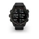 Смарт-годинник Garmin Descent Mk3i (43 мм) карбоново-сірий DLC титановий з чорним силіконовим ремінцем і Descent T2 Transceiver