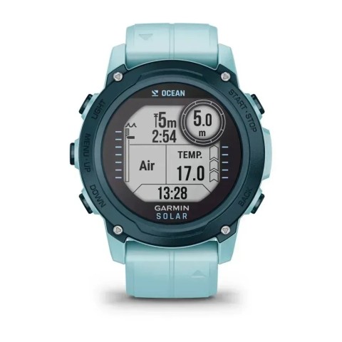 Смарт-годинник Garmin Descent G1 Solar Ocean Edition лазурний