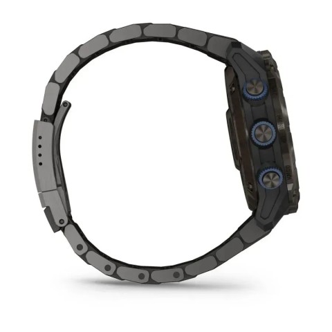 Смарт-годинник Garmin Descent Mk3i (51 мм) карбоново-сірий DLC титановий з DLC титановим ремінцем і Descent T2 Transceiver