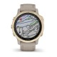 Смарт-годинник Garmin fenix 6S Pro Solar Edition світло-золотистий з пісочним ремінцем
