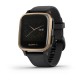 Смарт-годинник Garmin Venu Sq Music Edition чорний з рожево-золотистим безелем