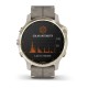 Смарт-годинник Garmin fenix 6S Pro Solar Edition світло-золотистий з сірим замшевим ремінцем