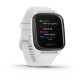 Смарт-годинник Garmin Venu Sq Music Edition білий з грифельним безелем
