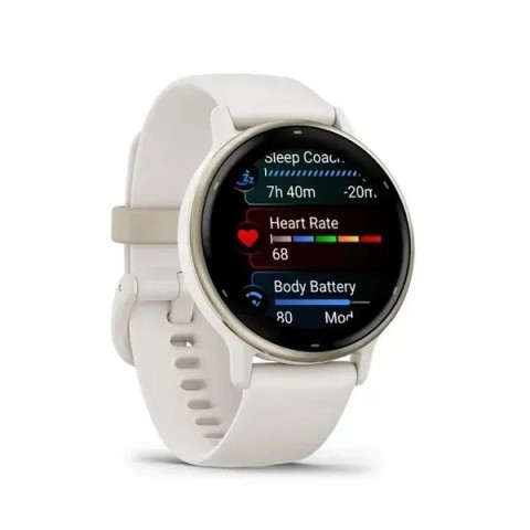 Смарт-годинник Garmin vivoactive 5 айворі з кремово-золотистим безелем