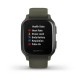Смарт-годинник Garmin Venu Sq Music Edition темно-зелений із сірим безелем