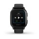 Смарт-годинник Garmin Venu Sq Music Edition чорний з сірим безелем