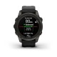 Смарт-годинник Garmin fenix 7S Pro Sapphire Solar Edition карбоново-сірий титановий DLC з чорним ремінцем