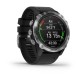 Смарт-годинник Garmin Descent Mk2 з нержавіючої сталі з чорним ремінцем