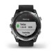 Смарт-годинник Garmin Descent Mk2 з нержавіючої сталі з чорним ремінцем