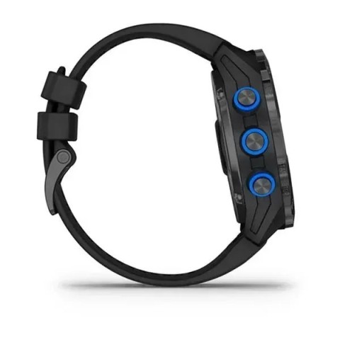 Смарт-годинник Garmin Descent Mk2i титановий сірий DLC з чорним ремінцем