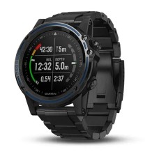 Смарт-годинник Garmin Descent Mk1 карбоново-сірий з титановим DLC ремінцем